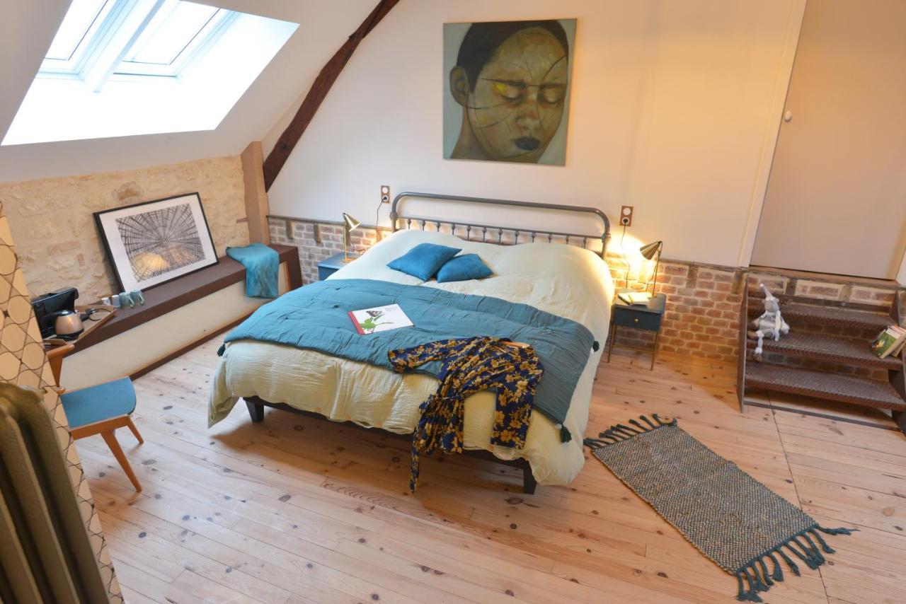 L'Artelier Dans Ma Cour Bed & Breakfast Hermonville Bagian luar foto