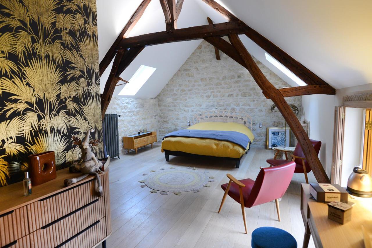 L'Artelier Dans Ma Cour Bed & Breakfast Hermonville Bagian luar foto